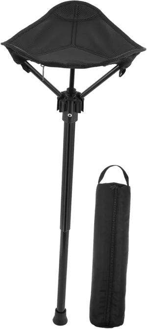 BESPORTBLE 1pc Folding Stool Chair for Camping Lightweight Outdoor Seat for All Heights Comfortable Design for Hiking Concerts and Backpacking Activities