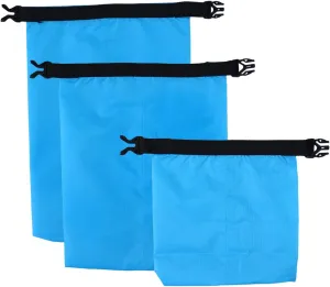 BESPORTBLE 3pcs 1.5L 2.5L 3.5L Waterproof Dry Bag Storage Pouch Dry Compression Sack for Kayaking Beach Rafting Boating Hiking Camping and Fishing Green