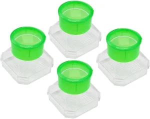 BESPORTBLE 4pcs Collector Observation Box with Magnifier for Outdoor Exploration Insect Viewing Cages for Nature Study and Science Projects
