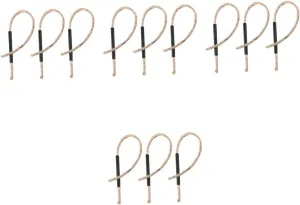 BESPORTBLE 4sets Wick Camping Ropes Flint Fire Starter Portable Outdoor Tool Safe Handle Windproof 3pcs*4