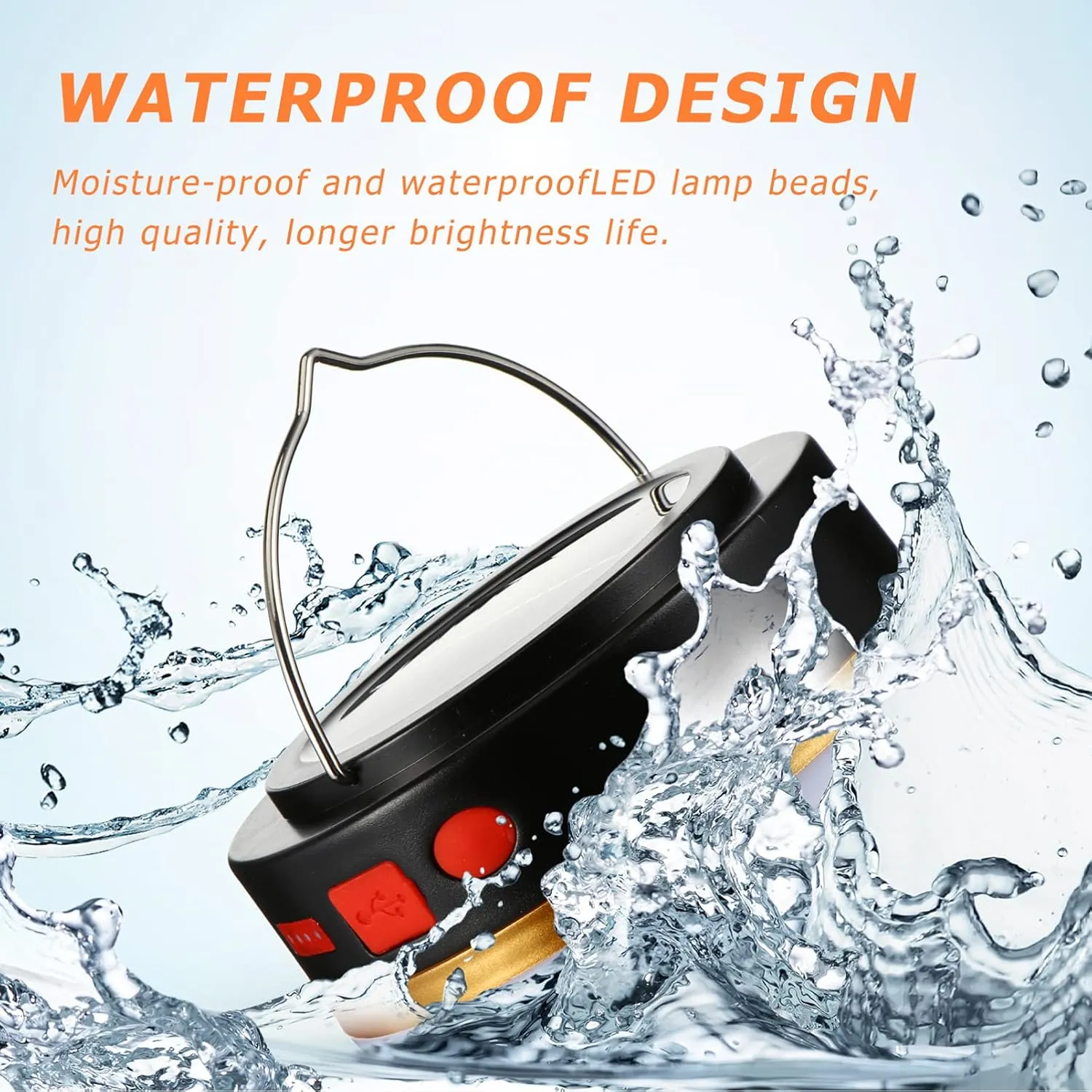 BESPORTBLE Camping Light Solar Led Emergency Lantern Rechargeable Outdoor Led Lanterns for Home Camping
