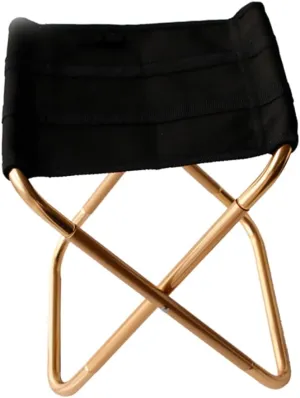 BESPORTBLE Collapsible Stool Camping Stool Folding Design Ultra-Lightweight Versatile Aluminum Frame Perfect for Outdoor Use
