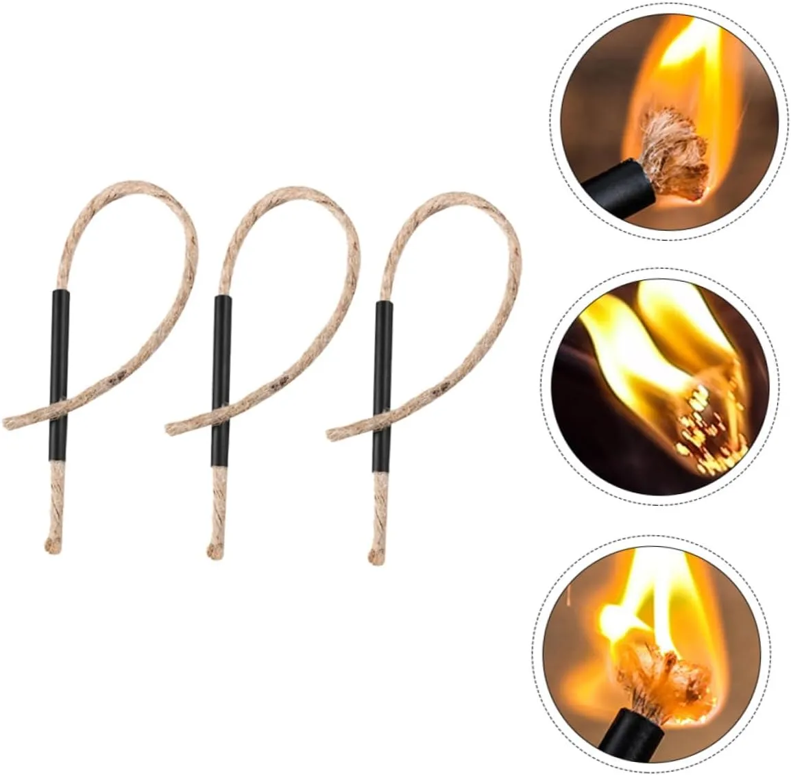 BESPORTBLE Firelighters Fun Camping Stuff Starters for Grill Camping Utensils Emergency Kit Lectric Wick Flint Fire
