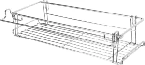 BESPORTBLE Outdoor Camping Table Extendable Storage Basket Portable Folding Rack for BBQ Camping and Outdoor Events