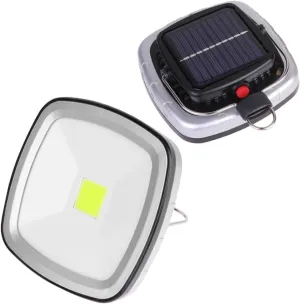 BESPORTBLE Outdoor Solar Rechargeable Led Tent Lamp Portable Camping Lantern Emergency Light for Hiking No Extra Batteries Needed Convenient for Outdoor Trips and Emergencies Black
