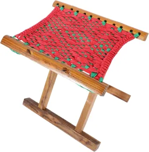 BESPORTBLE Portable Outdoor Folding Stool Lightweight Compact for Camping Garden Travel Beach Easy Fold Function