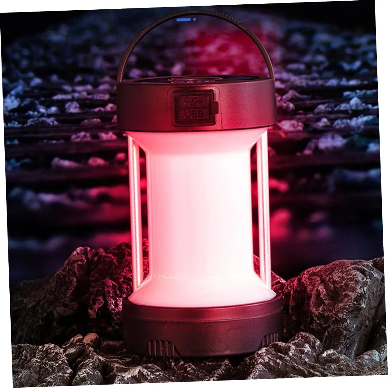 BESPORTBLE Reusable Tent Light Portable Camping Light Camping Accessories Solar Lantern Compact Design