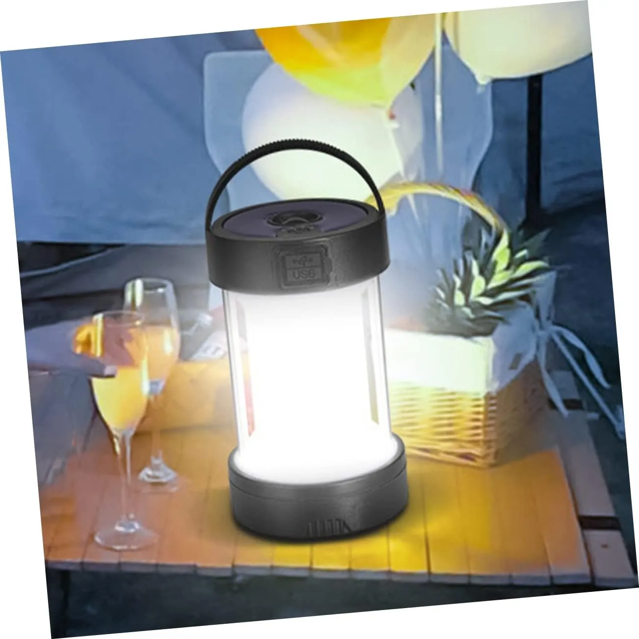 BESPORTBLE Reusable Tent Light Portable Camping Light Camping Accessories Solar Lantern Compact Design