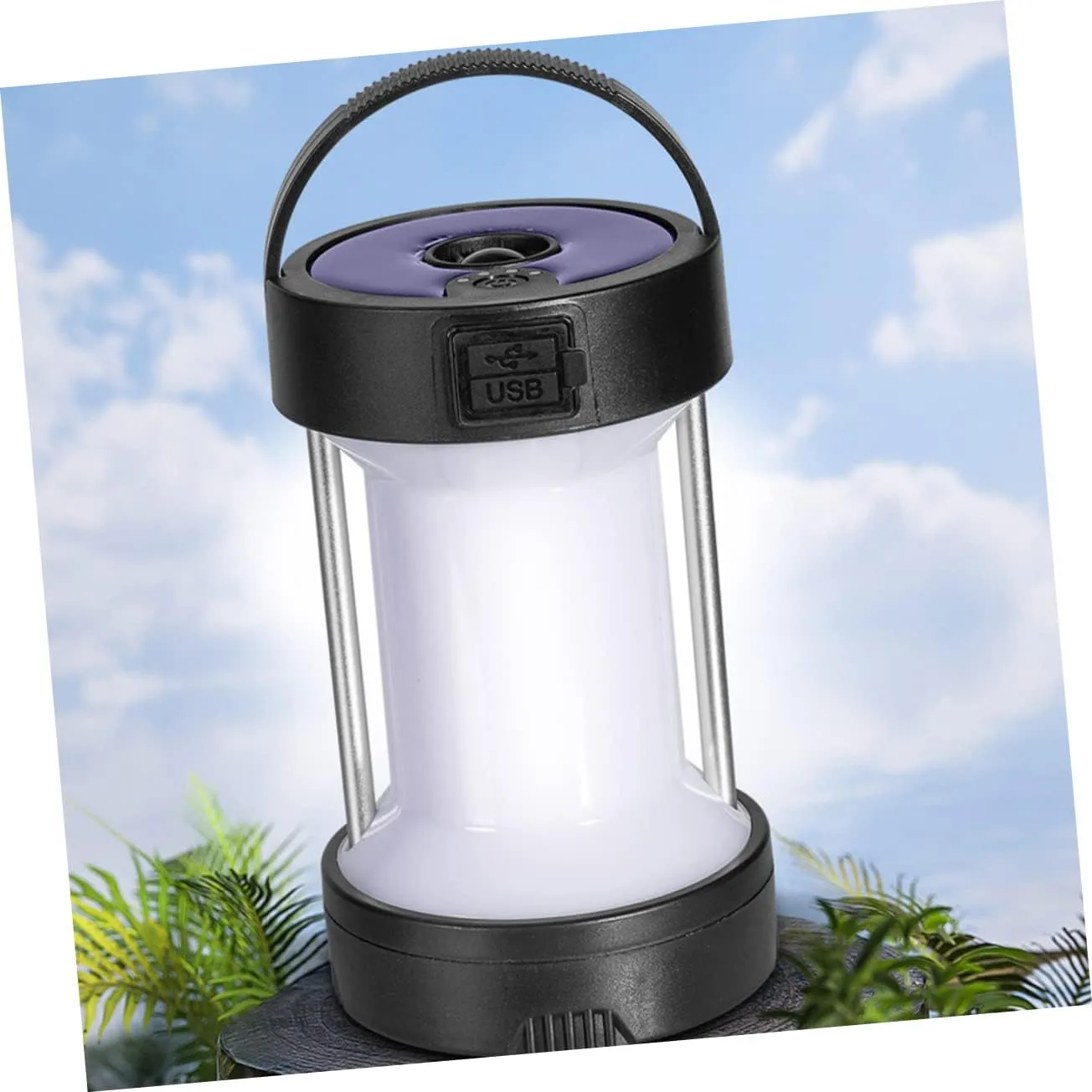 BESPORTBLE Reusable Tent Light Portable Camping Light Camping Accessories Solar Lantern Compact Design