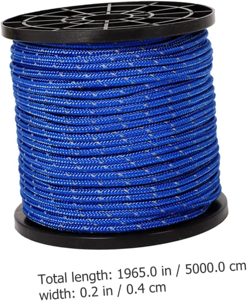 BESPORTBLE Tent Reflective Rope Utility Rope Camping Tarp Rope Outdoor Tent Wind-Proof Canopy Ropes Tent Rope Tent
