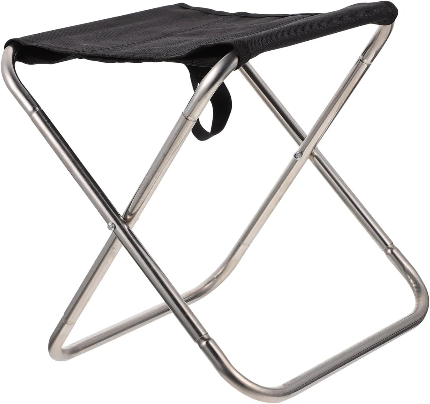 BESTonZON 1Pc Folding Fishing Chair Portable Outdoor Camping Stool Durable High Density Compact Design for Fishing Camping Festivals Travel Supports Up