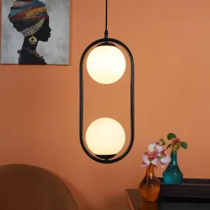 Black And White Modern Metal Hanging Light