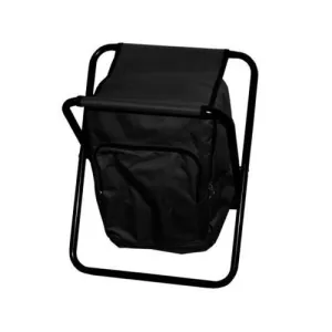 Black Backpack Campstool Cooler ( Case of 4 )