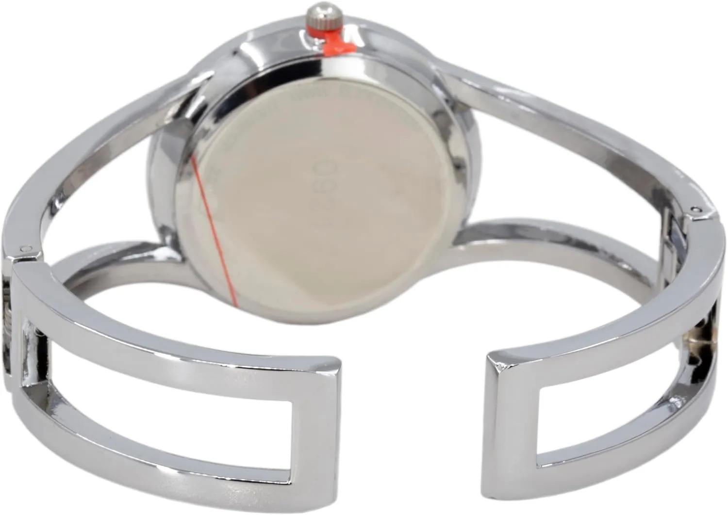 Blekon Collections Women's Elegant Analog Quartz Watch - 33mm Case, Casual Metal Cuff Bangle Design, Adjustable Fit for 7-8 Inch Wrist Size