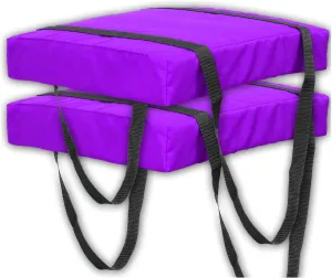 Bradley 2 Pack Type IV Boat Cushion USCG Approved Throwable Flotation Device; Coast Guard Approved Throw Preserver with Foam Cushion; throwable Boat Safety Device