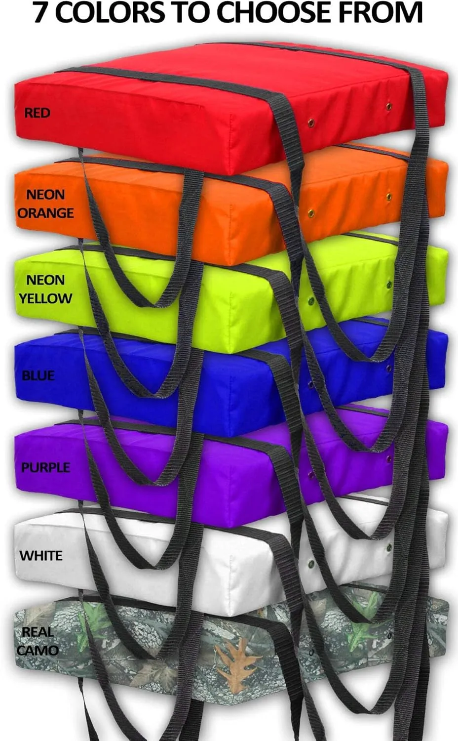 Bradley 2 Pack Type IV Boat Cushion USCG Approved Throwable Flotation Device; Coast Guard Approved Throw Preserver with Foam Cushion; throwable Boat Safety Device