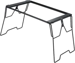 Bridge Table Frame Folded Steel Grill Beach Table Furniture No Countertop Camping Table for Traveling Garden Yard Hiking BBQ