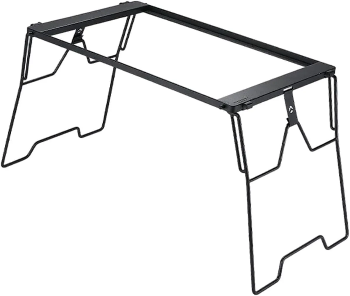 Bridge Table Frame Folded Steel Grill Beach Table Furniture No Countertop Camping Table for Traveling Garden Yard Hiking BBQ