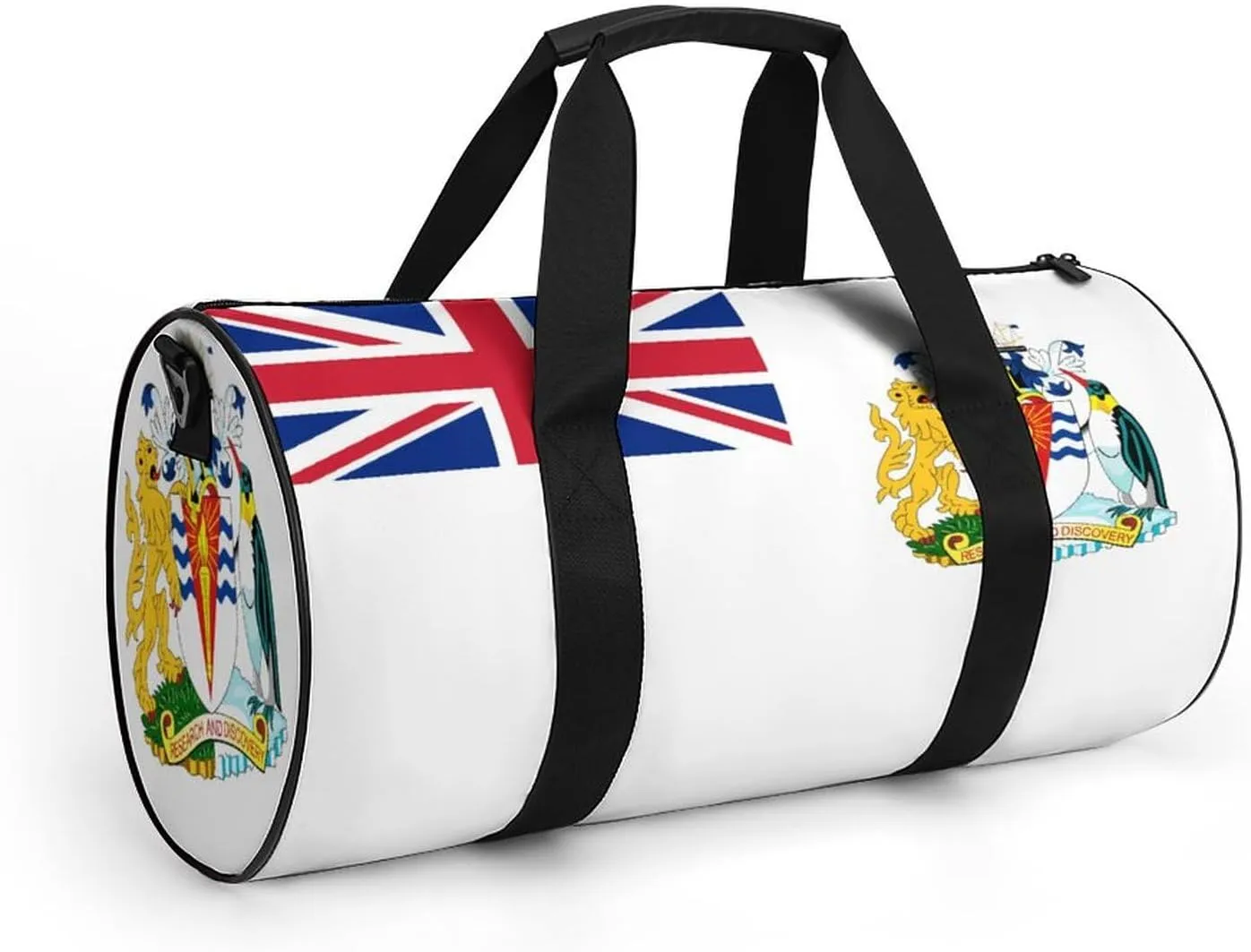 British Antarctic Territory Flag Sports Duffle Bag with Dry Wet Separation Overnight Gym Bag for Men Women Travel