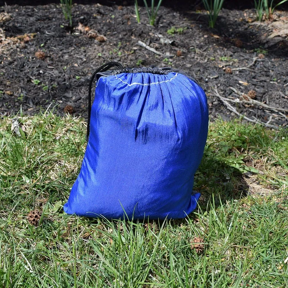Budge HAMDHBGS Whether You Double Nylon Hammocks, Blue/Gray