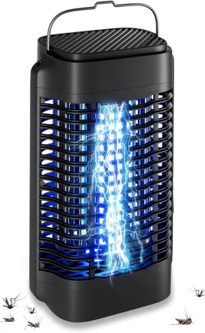 Bug Zapper for Outdoor and Indoor, Electric Mosquito Zapper Mosquito Trap Waterproof Fly Traps Mosquito Killer for Home, Backyard, Garden, Patio, Camping