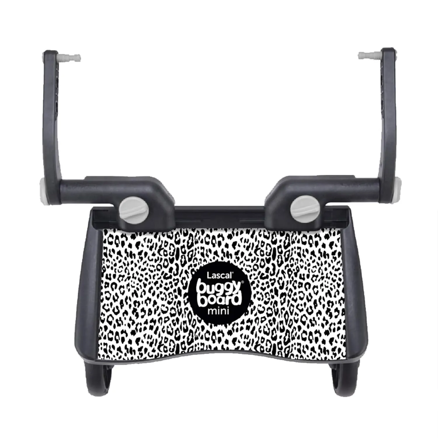 BuggyBoard Mini Universal Stroller Board, Fits 90% of Strollers, Compatible with UPPAbaby, Bugaboo, No Need for a Double Stroller for Infant and Toddler, Max Weight 66 lbs, Leopard