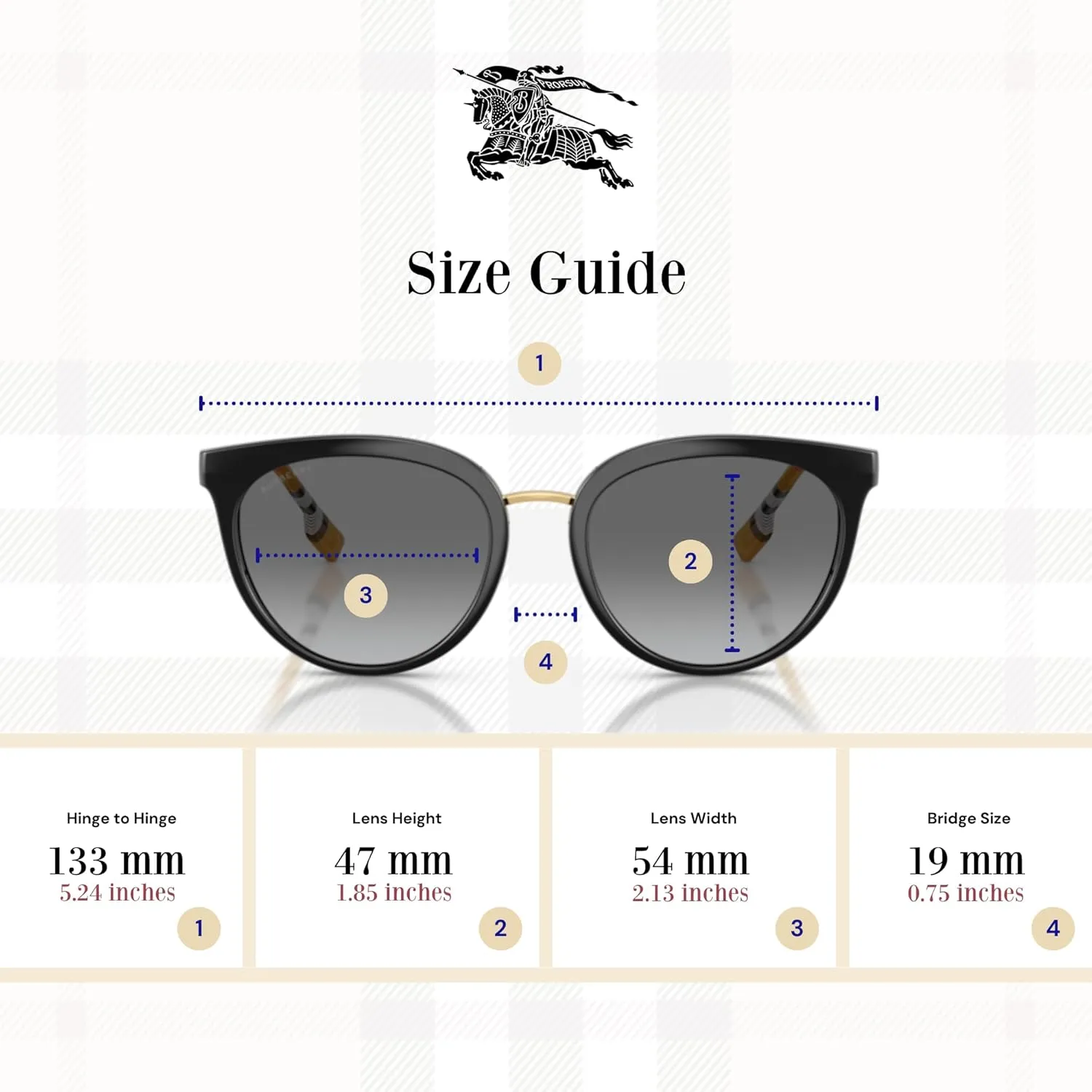 BURBERRY Willow BE4316 Gradient Round Sunglasses for Women   BUNDLE With Designer iWear Eyewear Kit