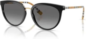 BURBERRY Willow BE4316 Gradient Round Sunglasses for Women   BUNDLE With Designer iWear Eyewear Kit