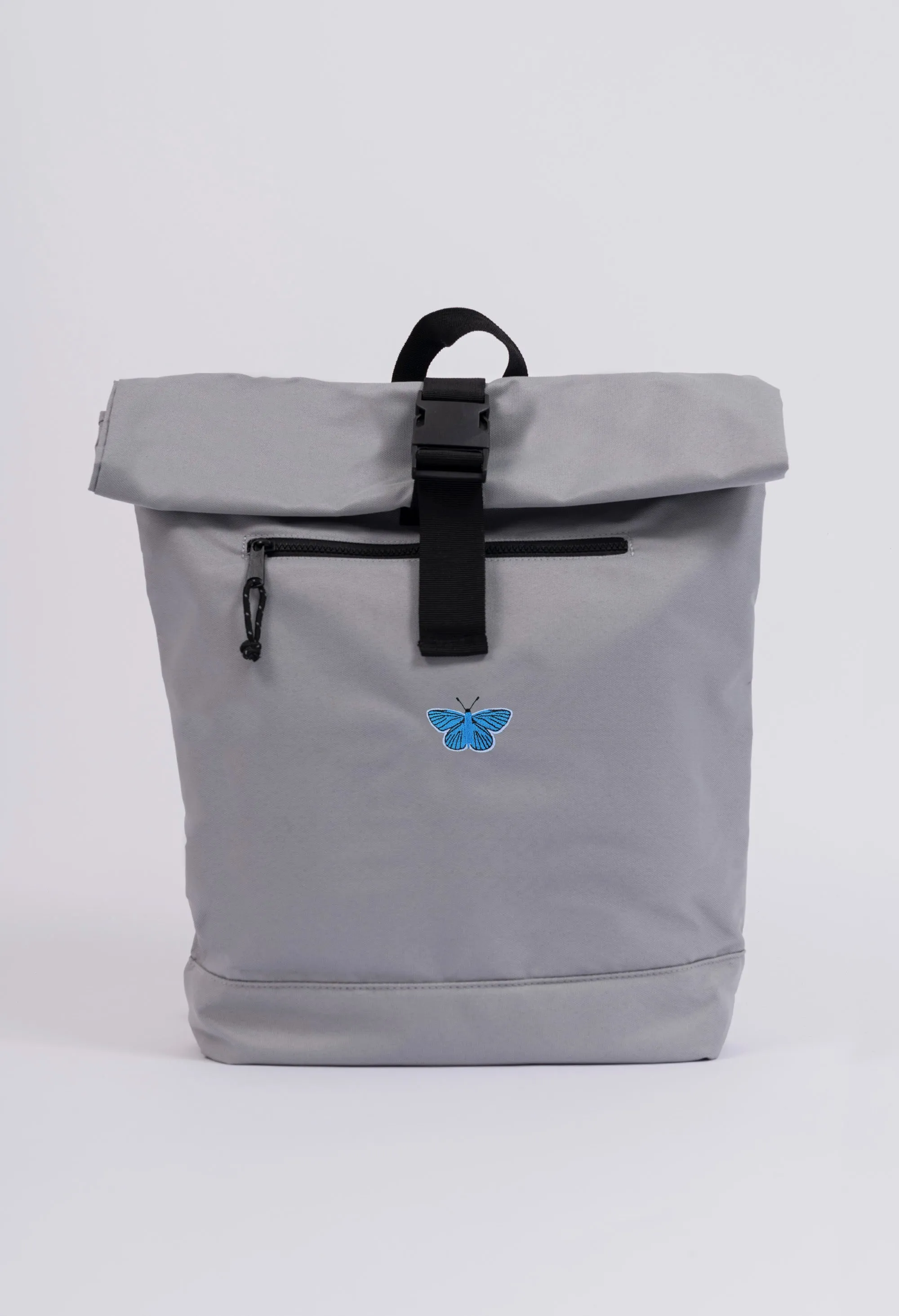 butterfly recycled roll-top backpack