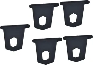 Cabilock 5pcs Rv Awning Hooks Motorhome Gadgets Holder Sturdy Rubber Hooks for Caravan Camper