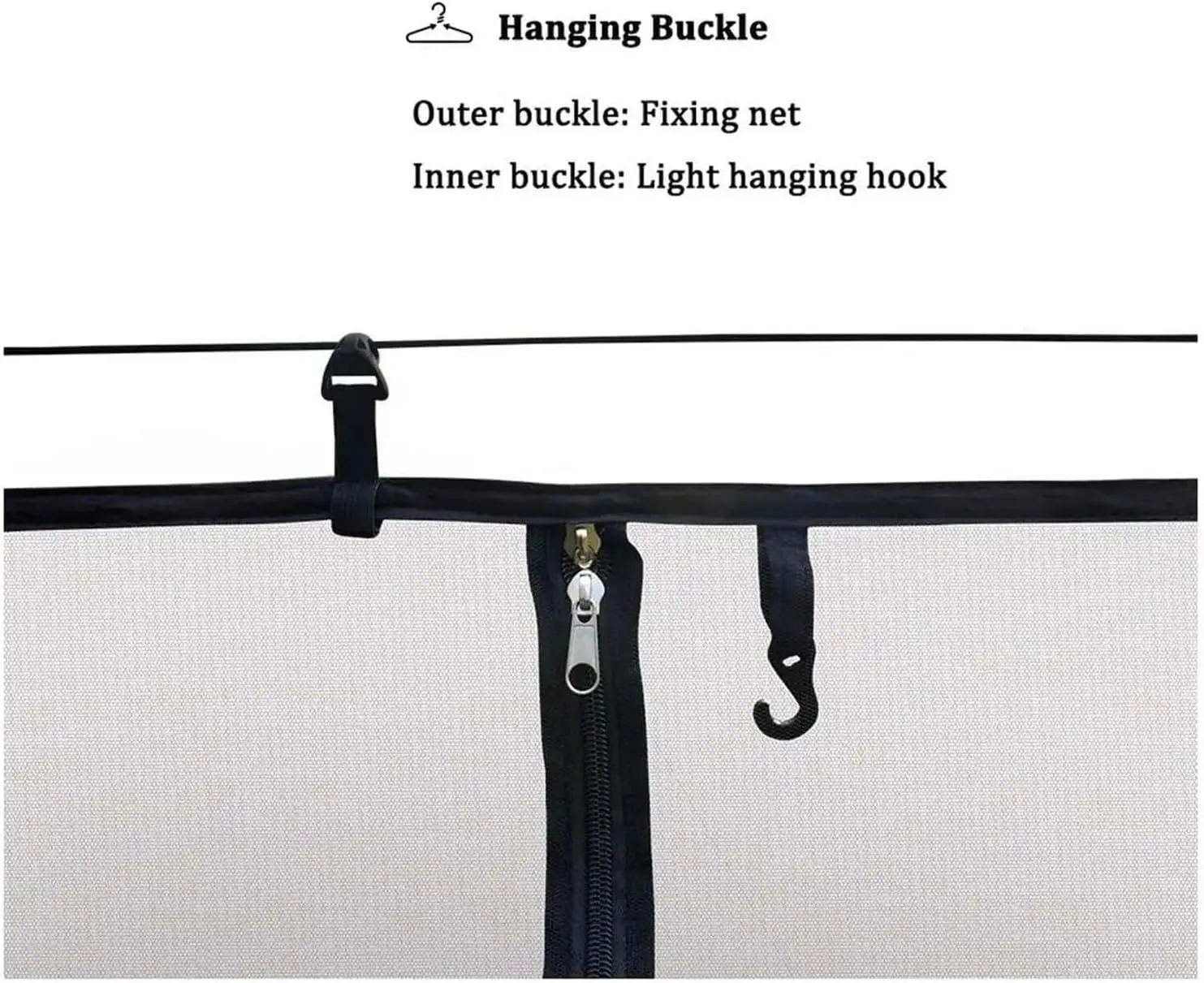 Camp Outdoor Easy Setup Travel Portable Hammock Mosquito Net Fabric Nylon Camping Double Person Foldable Separating Mosquito Bed Net Strong, Dark Gray