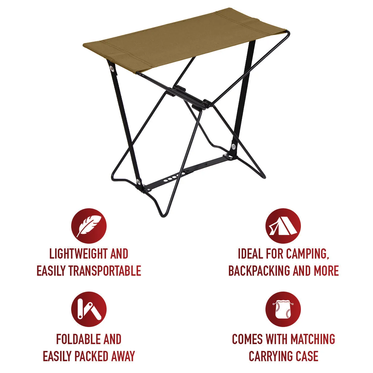 Camp Stool Interactive Rothco Expansive catalogue Folding