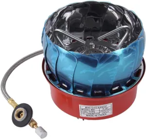 Camping Accessory K-203 Portable Collapsible Outdoor Backpacking Camping Stove Butane Propane Burner for Gas Canisters