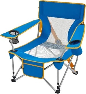 Camping Chair Outdoor Armchair Beach Deck Chairs Portable Leisure Seat Stool with Breathable Mesh, Comes with Storage Bag Folding Chair