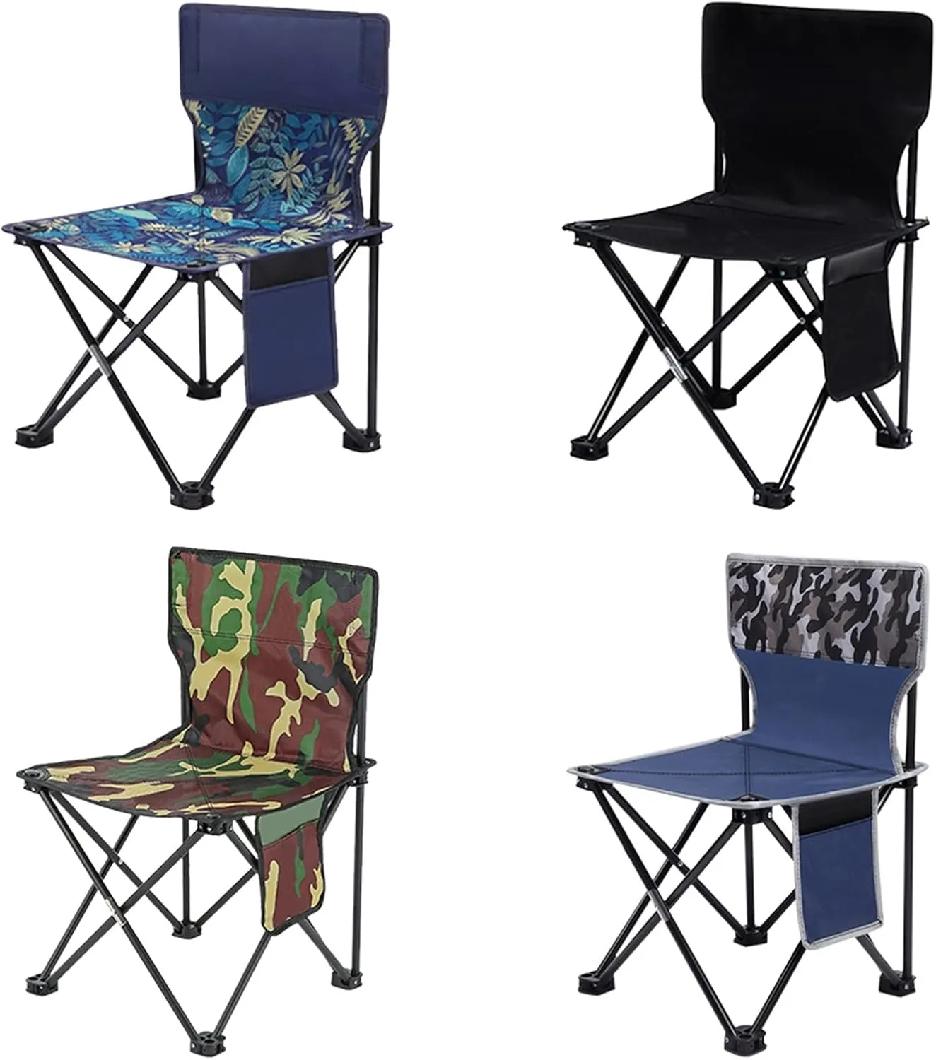 Camping Folding Stools Outdoor Camping Chairs Portable Fishing Chair Fishing Leisure Folding Stool Aluminum Alloy Camping Hiking Camp Chairs(Green)