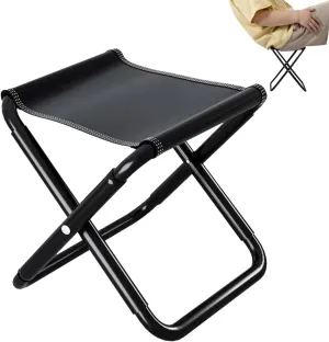 Camping Stool Folding Small Stool Fishing Chair | Aluminum Alloy Bracket,Lightweight Stool Seat,Portable Picnic Folding Chair Ultralights Minis Storage Fishing Chair