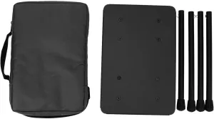 Camping Stool Lightweight Chair Portable Folding Stool Lightweight Aluminum Oxford Fabric Seat Cushion 330.7lbs Load Bearing Fishing Camping Chair for Hiking (Black)