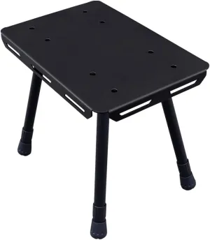 Camping Stool Lightweight Pony Stool Small Chair Hiking Stool with Carry Bag Portable Camp Stool for Camping Fishing Hiking Gardening and Beach, Camping Seat (Black)