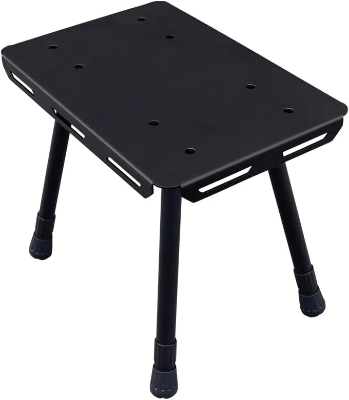Camping Stool Lightweight Pony Stool Small Chair Hiking Stool with Carry Bag Portable Camp Stool for Camping Fishing Hiking Gardening and Beach, Camping Seat (Black)