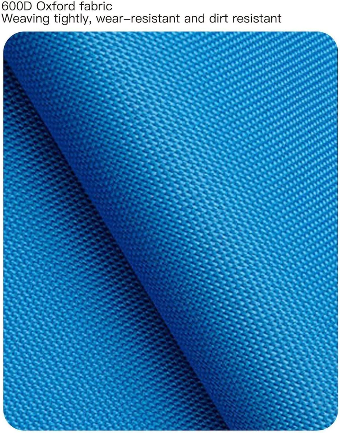 Camping Stool, Portable Folding Stool, Folded Zipper Handbag Compact Outdoor Footstool, Folding Chair for Gardening Barbecue, Blue