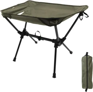 Camping Stool Portable Folding Stool Mini Lightweight Collapsible with Carry Bag for Outdoor Hiking Fishing 330 LBS Green
