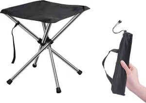 Camping Stools Foldable Chair Super Lightweight Portable Chair Backpack Chair Folded Size 1.2 * 1.2 * 19 Inches for Trekking, Fishing, Sporting, Tanning