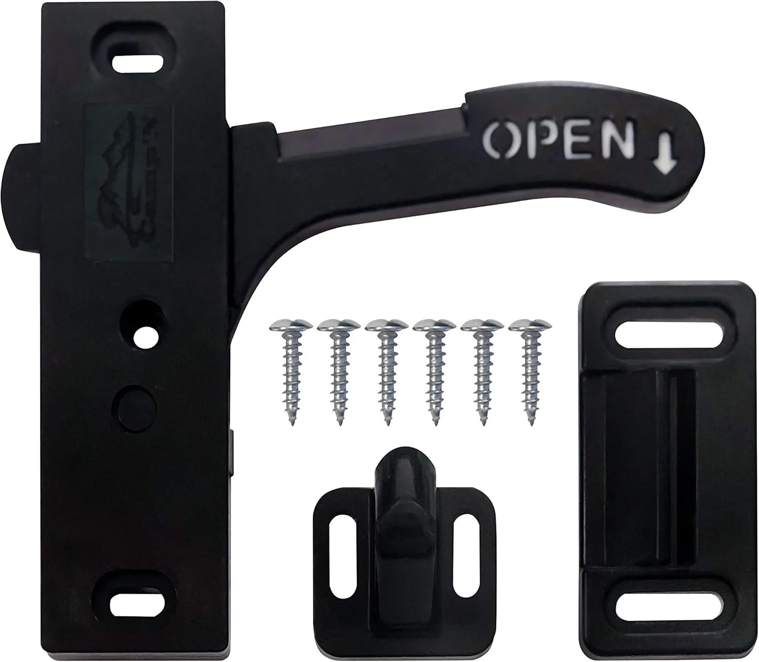 Camp'N - RV Screen Door Latch (Right Hand) RV Screen Door Handle for Camper Motorhome and Travel Trailers, Universal OEM