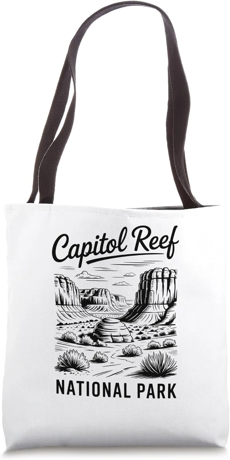 Capitol Reef National Park Camping Hiking Outdoors Vacation Tote Bag