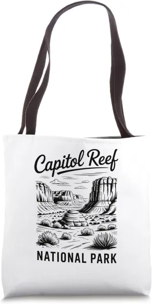 Capitol Reef National Park Camping Hiking Outdoors Vacation Tote Bag