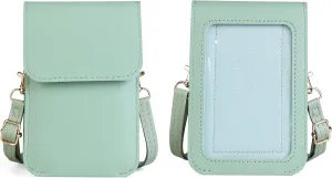 Carry pouch with a transparent window and pocket for Medtronic Minimed Insulin Pump 630G/ 640G/ 670G/770G/780G (All Models) (GREEN)