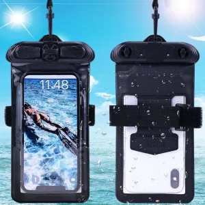 Case Cover, Compatible with HomTom S8 Black Waterproof Pouch Dry Bag (Not Screen Protector Film)