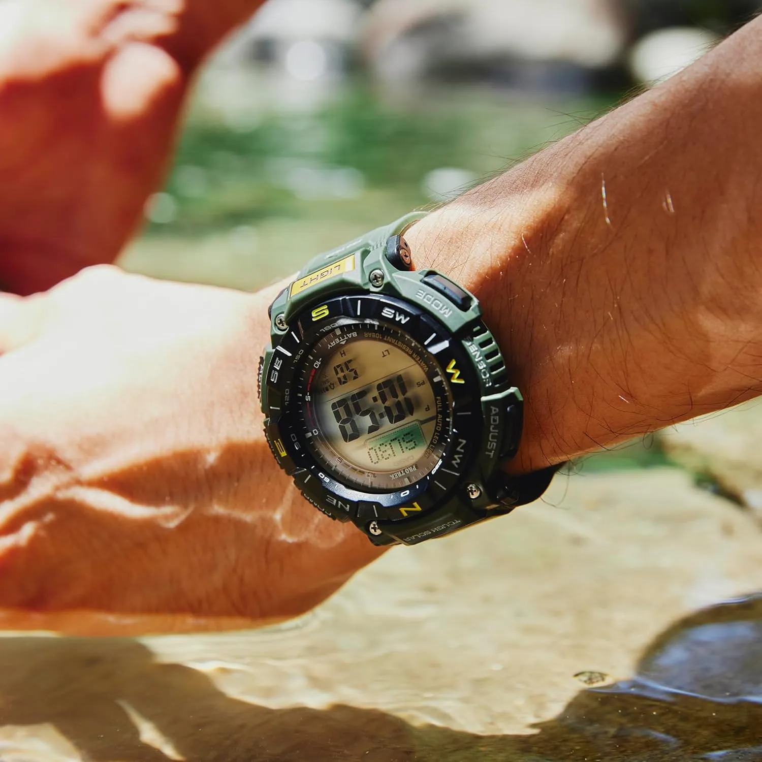 Casio PRG-340 Pro Trek Climber Line Wristwatch, Solar, Biomass Plastic
