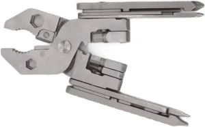 Cast Steel Micro Pocket Multitool Pliers with Screwdriver Card Needle Wrench Wire Stripper Multi Tool Portable Folding Tool for