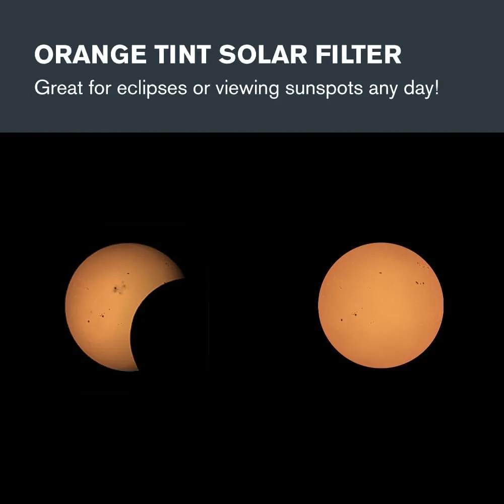 Celestron – EclipSmart Safe Solar Eclipse Telescope Filter – Meets ISO 12312-2:2015(E) Standards – Works with Existing 114mm AZ & EQ Telescopes – Observe Eclipses & Sunspots – Safe Snug Fit
